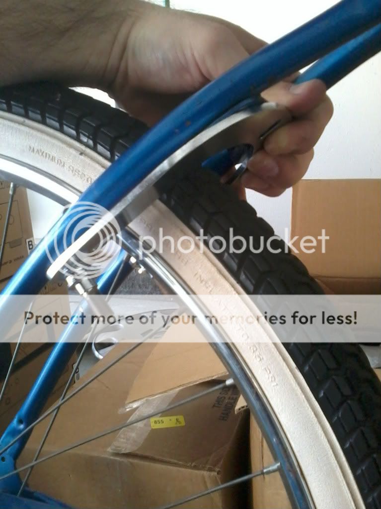 Can I mount vbrakes this way? Motorized Bicycle Engine Kit Forum