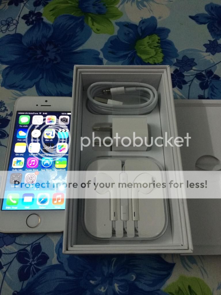 Thanh Lý 2 bộ PK sạc , cáp , tai nghe 5S zin bóc máy mới 100%