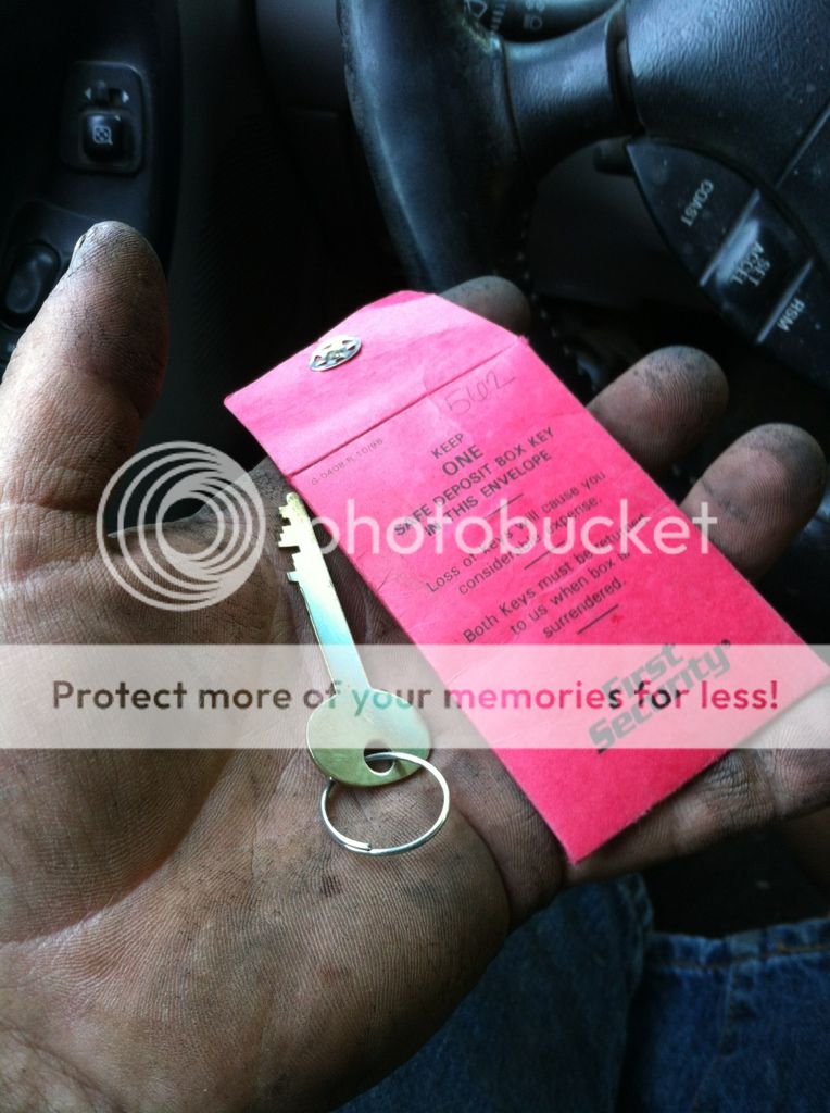 I found a safe deposit key hidden in my basement...